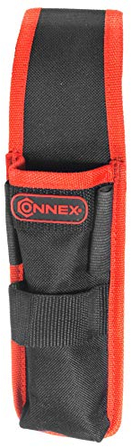 Connex Werkzeughalter - Zusätzliche Gummibänder & Universalhalter - Mit Gürtelschlaufe - Aus Polyester - Pflegeleicht / Werkzeugtasche für Gürtel / Gürteltasche für Gliedermaßstab / COX952073