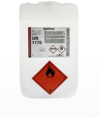 DC DruckChemie GmbH Brennspiritus 20L, 99% - Alleskönner für Haushalt, Freizeit & Handwerk - Reinigungs Spiritus, Kaminbrennstoff
