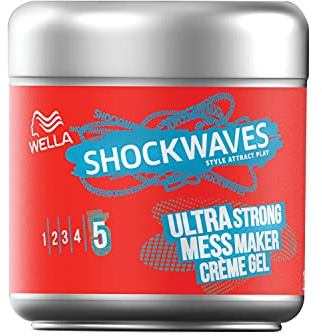 Wella Shockwaves Ultra Strong Mess Maker Crème Gel, 150ml