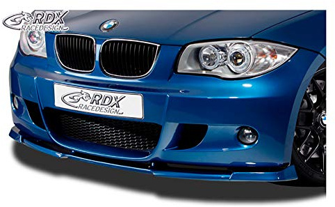 RDX Spoiler delantero Serie 1 E81 / E87 (Paquete-M Sport Parachoques Delantero) Alerón delantero frontal VARIO-X