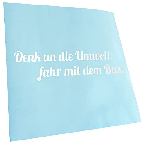 Kiwistar - Autoaufkleber - Denk an die Umwelt Aufkleber für Auto, Laptop, Fahrrad, LKW, Motorrad Mehrfarbig JDM Decal Racing