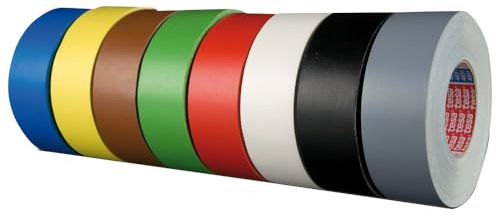 Tesa 04651-00141-00 Gewebeband 4651 Premium, 19 mm x 25 M, rot