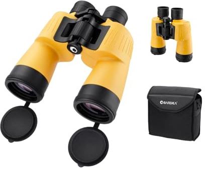 Barska 7 x 50 WP Floatmaster Angelrute Floating Fernglas, gelb