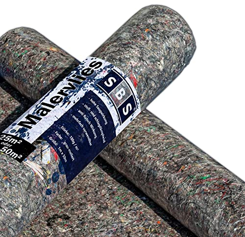 SBS Telone da pittore in Tessuto non Tessuto, di protezione, con pellicola PE, 25 m²