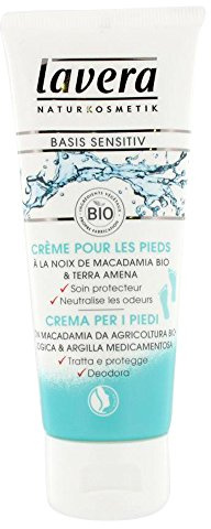Lavera Crème pour les pieds Macadamia et Terra amena BASIS 75ml