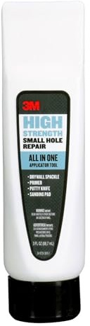 3M SHR-3-AIO High Strength Small Hole Repair All in One Applicator Tool, White, 88.7 ml (Pack of 1)