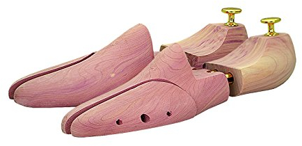 Kaps Hand-Made 100% Cedar Wood Shoe Trees, Aromatic Refreshing Moisture Absorption, Wood From US, For Men And Women Shoes Boots, All Sizes (44 EUR - 10 UK Men)
