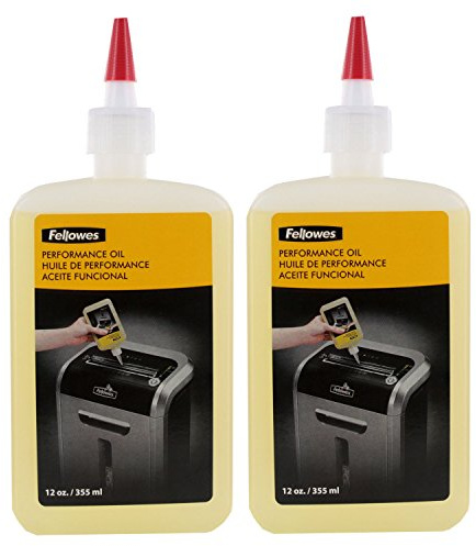 Fellowes Destructeur : Huile, 12 G Bouteille avec extension Buse – :-Vendu comme 2 paquets de – 1 –/– Total de 2 chaque