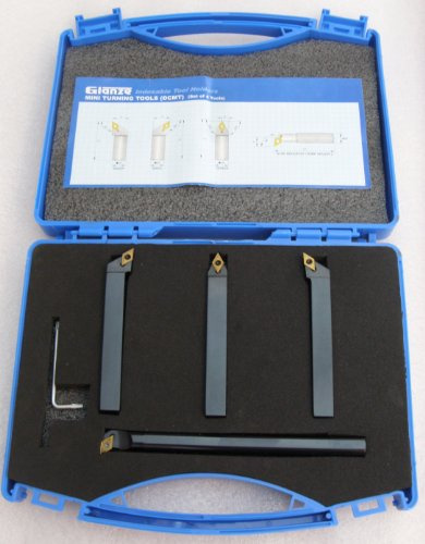 Mini-Drehmeißel (4 Halter mit 16mm schaft) im Set