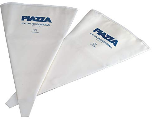 Piazza 2753342 Lot de 6 sacs à pâtisserie professionnels en nylon Longueur 34 cm