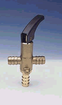 Brunner - Valvola di Scarico con 2 ingressi, plastica, 300/308