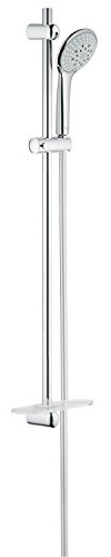 GROHE Euphoria Champagne | Brause- und Duschsysteme - Brausestangenset | 3 Strahlarten, mit EasyReach Ablage | 27227001