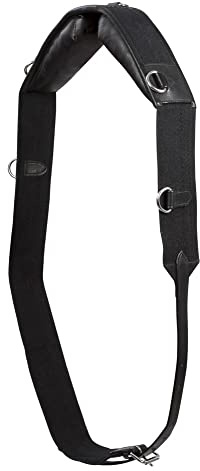 Decken-/ Longiergurt, schwarz Pony