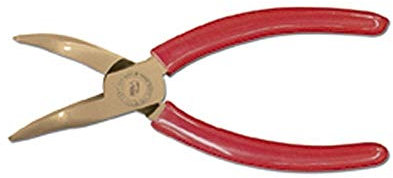 ALICATE MINI TELEFONISTA BOCA CURVA 125 MM ANTICHISPA Al-Bron