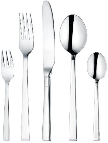 GRÄWE Besteck-Set für 6 Personen, 30-teilig - Edelstahl 18/10 - spülmaschinenfest, modern - KOPENHAGEN