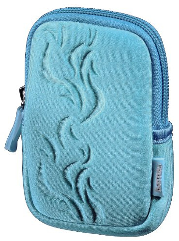 Hama Fancy Neopren Flame 70 E Étui pour appareil photo compact Turquoise (Import Allemagne)