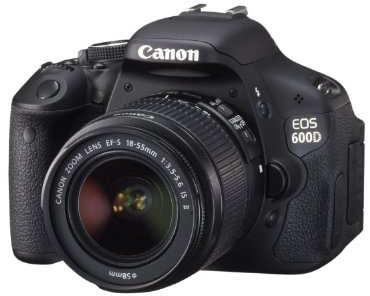 Canon EOS 600D Digital SLR Camera (inc. 18-55 mm f/3.5-5.6 IS II Lens Kit)