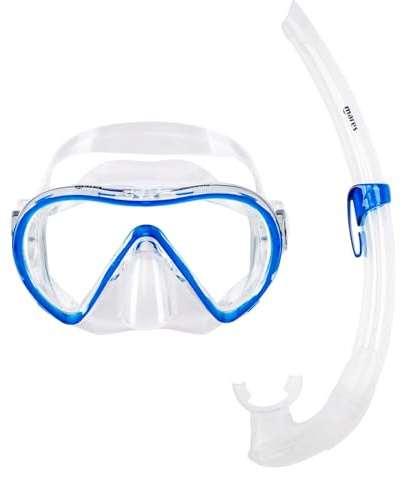 Mares Erwachsene Tauchset Mask Plus Snorkel Set Vento, Blau, 411746