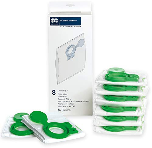 SEBO 8 Staubsaugerbeutel 8120 ER Airbelt | BEUTEL Filtertüten ORIGINAL