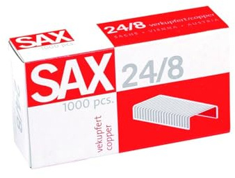 sax design 1-248-01 Sax Heftklammern 24/8 1000 St.