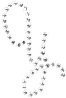 Ivy Lane Design 10-Pack Rhinestone Letter Stickers, Letter Y