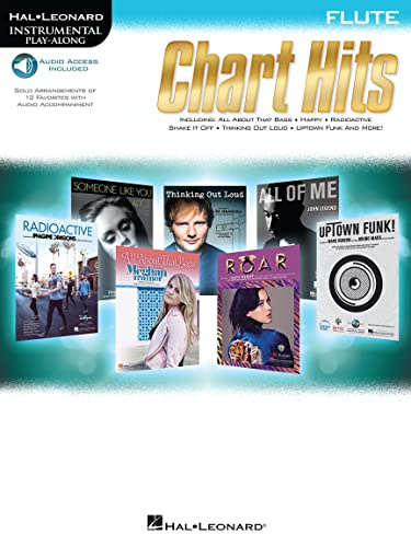 Chart Hits -For Flute- (Book & Online Audio): Play-Along, Sammelband, Download (Audio) für Flöte (Hal-leonard Instrumental Play-along)