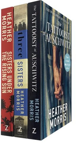 Heather Morris Bestselling Novels Collection: The Tattooist of Auschwitz, Three Sisters & Sisters Under the Rising Sun – Inspiring World War II True Survival Stories (3-Book Set)