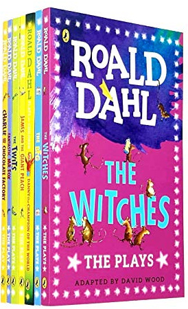 Roald Dahl The Plays 7 Books Collection Set (The Witches, The BFG, Danny the Champion of the World, James and the Giant Peach, The Twits, Fantastic Mr Fox, Charlie and the Chocolate Factory)