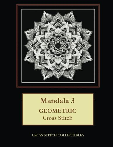 Mandala 3: Geometric Cross Stitch Pattern