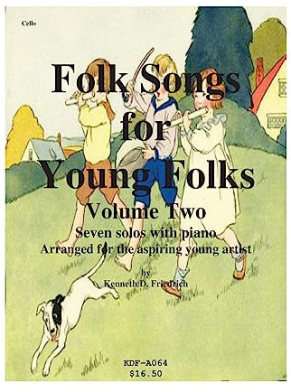Folk Songs for Young Folks, Vol. 2 - cello and piano