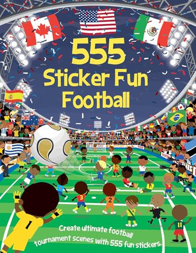 555 Sticker Fun Football: Activity Book