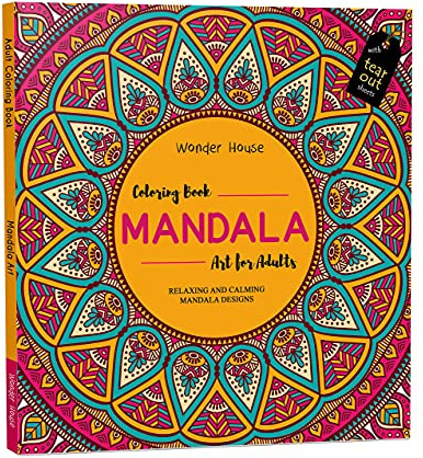 Mandala Art: Colouring books for Adults with tear out sheets