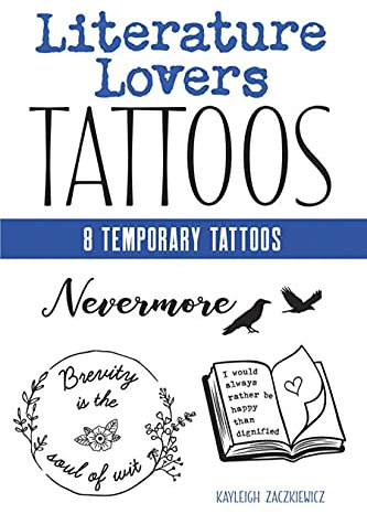 Literature Lovers Tattoos: 8 Temporary Tattoos