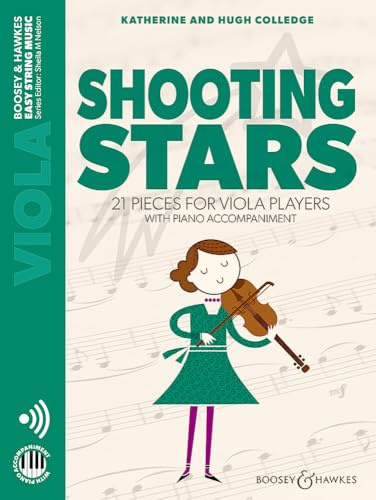 Shooting Stars, Includes Downloadable Audio: 21 Pieces for Viola Players Viola and Piano With Online Audio