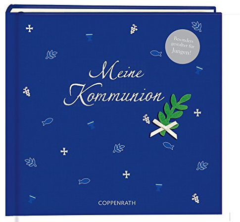 Meine Kommunion Festlich (blau): Eintragalbum