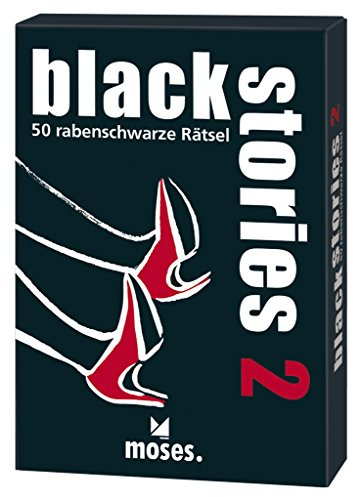 moses. black stories 2 | 50 rabenschwarze Rätsel | Das Krimi Kartenspiel