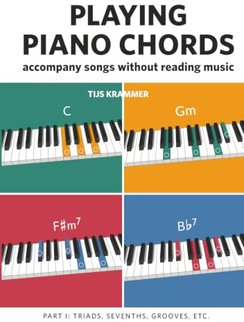 Playing piano chords: Accompanying songs without reading music
