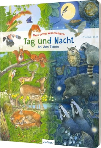 Mein erstes Wimmelbuch: Tag und Nacht bei den Tieren: Im Wald & auf der Wiese