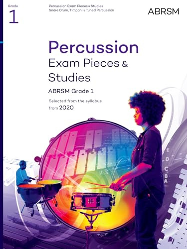 Percussion Exam Pieces & Studies, ABRSM Grade 1: Selected from the syllabus from 2020 (ABRSM Exam Pieces)