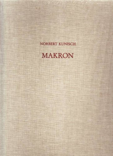Makron (Forschungen zur antiken Keramik: 2. Reihe: Kerameus)