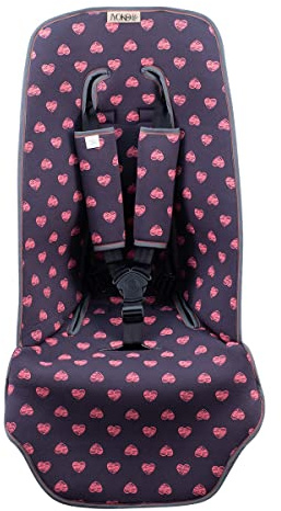 JYOKO KIDS Copertura materasso per passeggino (Fluor Heart)