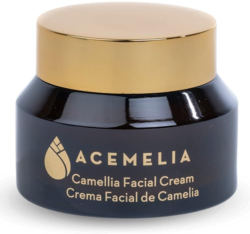 Crema Idratante Viso Antirughe e Anti-macchie con Olio di Camelia - Idratazione profonda ed effetto anti-età - Certificata Naturale e Vegana - 50ml