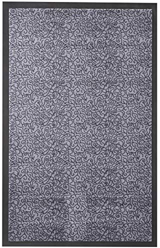 Zala Living Washable Indoor & Outdoor Door Mat Dirt Trapper Mat Runner Smart (58 x 180 cm, 100% Polyamide, Rubber Backing, Suitable for Underfloor Heating), Grey