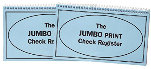 WalterDrake Miles Kimball Giant Print Check Register, Set of 2, Organizers