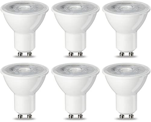 Amazon Basics LED-Leuchtmittel, GU10-Spots, 4.7 W (entspricht 50-W-Glühbirne), Warmweiß, nicht dimmbar, 6 Stück (1er-Pack)