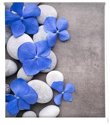 Estoralis | Zen | Estor Enrollable Diseño Moderno | Translúcido Estampado Digital | Modelo Z-3137 | 150 x 180 cm (Ancho/Alto) Tamaño Tela 147 x 175 cm | Estores para Ventanas y Puertas