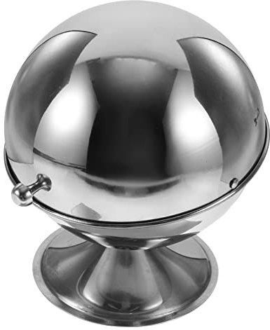 UPKOCH Sucrier En Acier Inoxydable 304 De 30 Oz Avec Couvercle Pivotant Hermétique Pot à Assaisonnement Cuisine Usage Café Et Conservation Sucre
