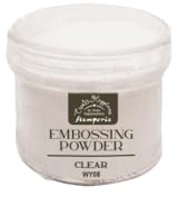 Stamperia - Embossing Powder for Scrapbooks, Albums, Cards, and Bullet Journals, Create Happiness, Glossy Finish, Perfect for Crafts and Gifting (All You Need for Christmas, Clear) (18gr)