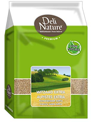 Deli Nature Alpiste 5000 g pour Oiseau, Nourriture pour animaux, Graines pour oiseaux, 5000 gramme