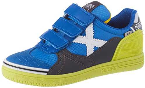 Munich G-3 Kid VCO Indoor 254 Sportschuhe, Unisex, Kinder, blau, 27 EU